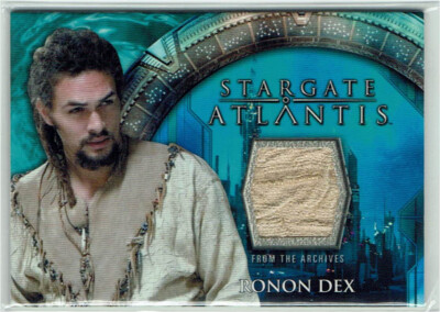 Stargate Heroes Atlantis Costume Prop Relic Card Jason Momoa as Ronon Dex