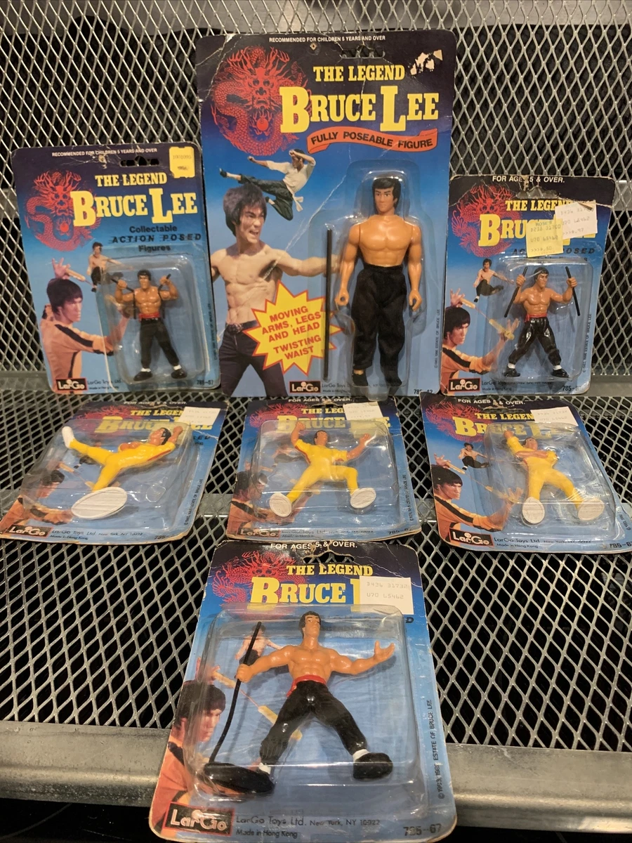 SET of 7 Vintage 1983 86 LarGo Toys The Legend Of Bruce Lee