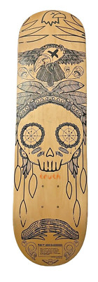 Truth Anit-Smoking Skateboard Deck American Spirits Indian Vulture Graphic