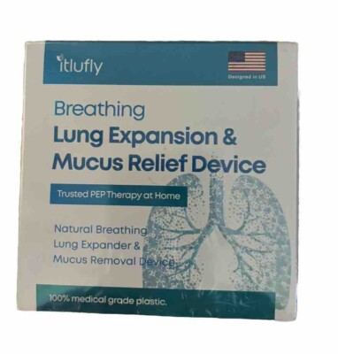 New Itlufly Breathing Lung Expansion & Mucus Relief Device PEP Therapy  Asthma 