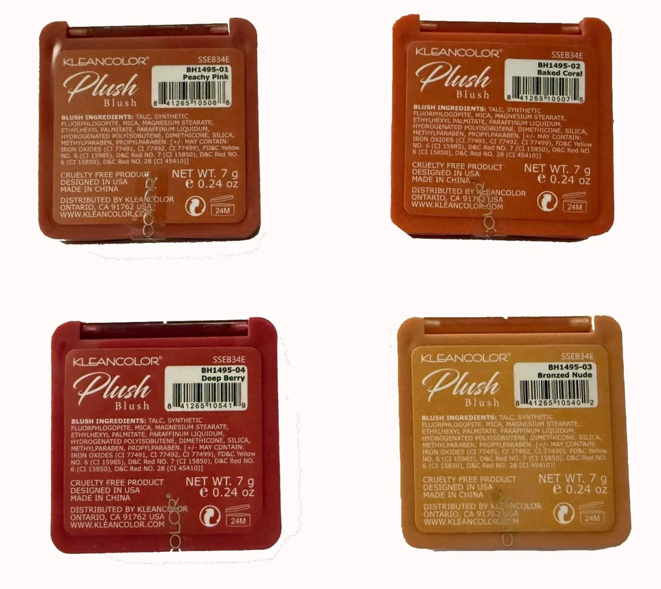Kleancolor Plush Blush Bronzer, Pressed Powder Compact, Comes in 4 Colors, New - Image 2 of 2