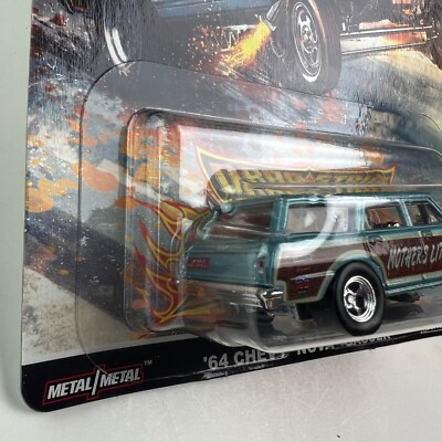 Hot Wheels Premium 64 Chevy Nova Gasser Drag Strip Demon 3/5 Car