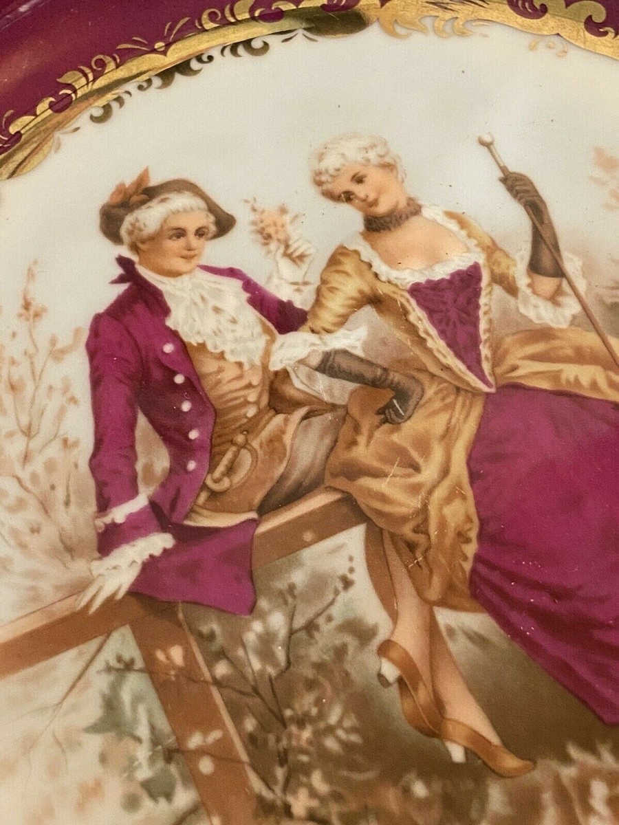 Vintage Porcelain Plate KPM. Made in Japan | eBay