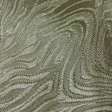 1960s VINTAGE OPTICAL EFFECT  MENS DRESS TIE  MOIRE / WOODGRAIN  GREEN  57"