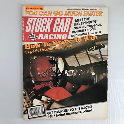 Stock Car Racing Magazine June 1987 Newsstand Edition
