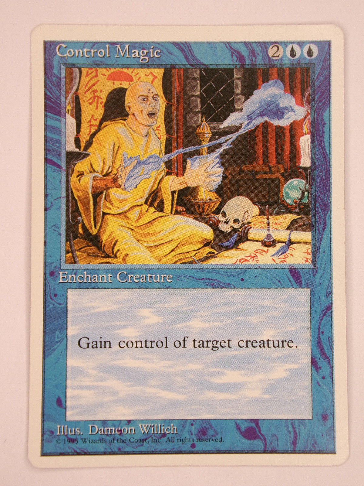 Magic The Gathering / MTG / Fourth Edition / Control Magic / (LP)