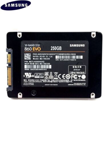 Samsung 860 EVO 2.5" SATA III SSD 250G 500G 1TB V-NAND Disk Solid State Drive - Picture 3 of 16