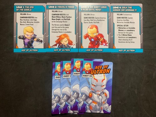 Marvel United extras -- PETS, EQUIPMENT, CAMPAIGNS, TEAM DECKS, LOCATIONS, etc. - Picture 136 of 159