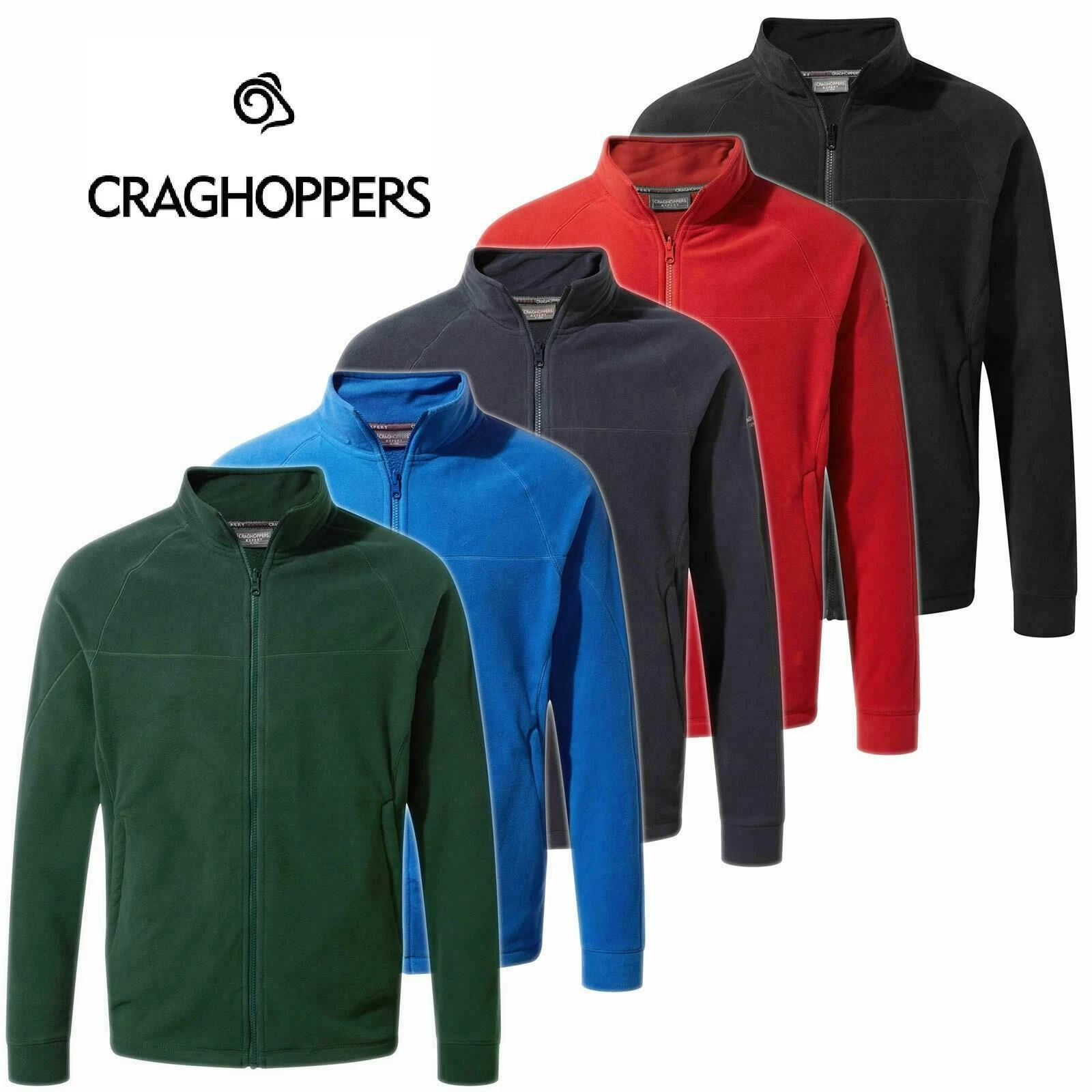 Craghoppers Mens Full Sleeve Expert Full Zip Fleece Jacket 2 Zipped Pockets
Opens in a new window or