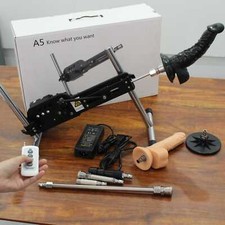 Electric Women Men Sex Machine Toy Fucking-Love-Masturbation- With 6 Attachments