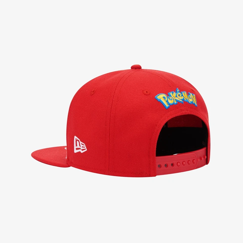New Era Kids X Pokemon Ash Ketchum Snapback, Vermelho (100% Autêntico) - Imagem 2 de 4