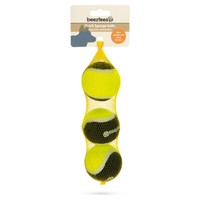 Beeztees Fetch Sponge Ball Schwarz-Gelb, 6,3 Cm, 3 StüCk, Hundespielzeug