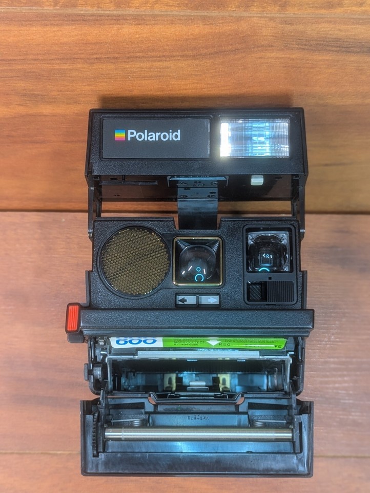 Vintage Polaroid Sun 660 Auto Focus Instant Camera FILM TESTED! BAD