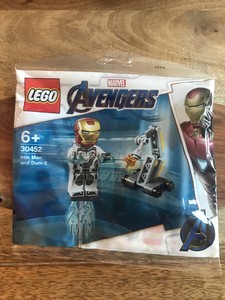 lego iron man and dum e polybag