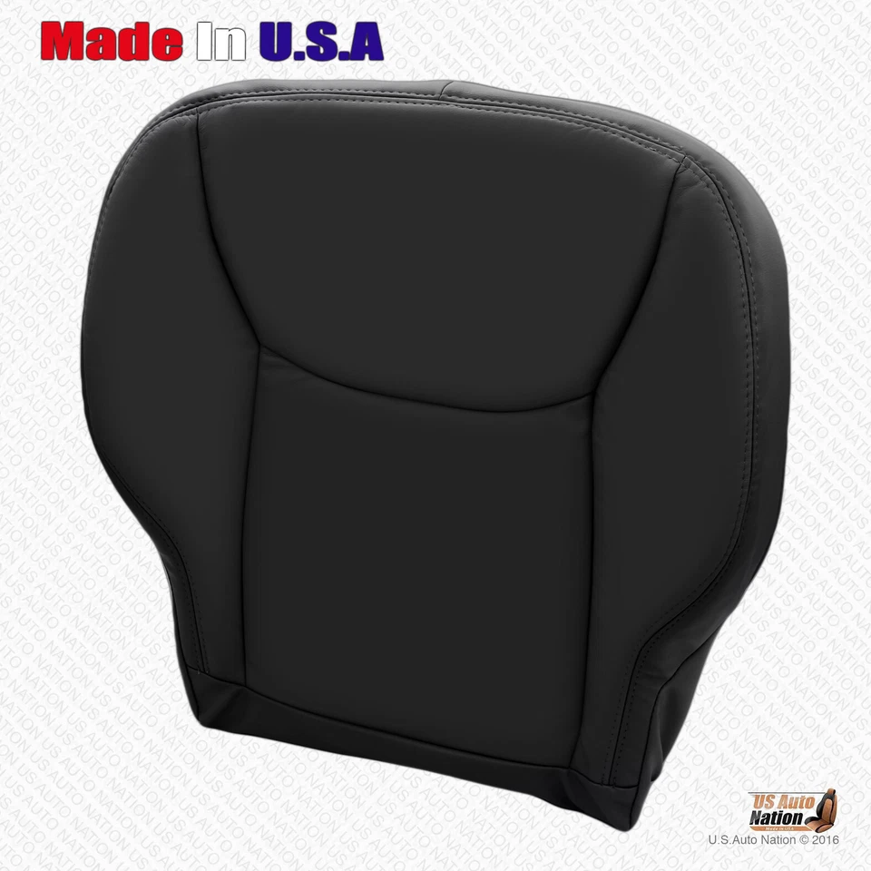 Mercedes Benz S55 S430 S500 S600 2000 parte inferior del conductor cubierta de asiento de cuero en negro Foto 2 de 4