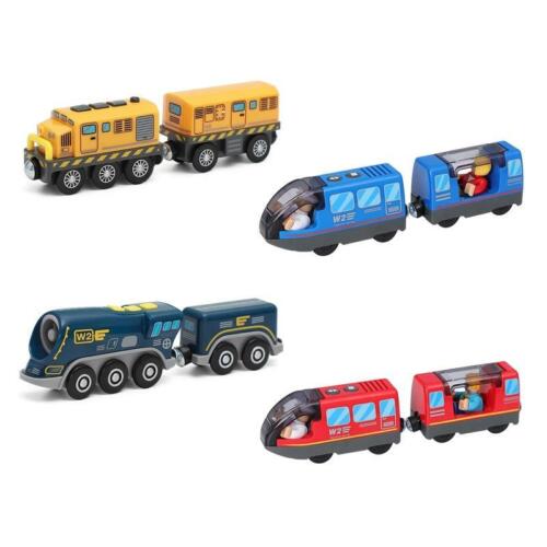 Electric Train Toy Model Locomotive Toy Fit for Wooden Train Track Kiddie Favor - Picture 1 of 11