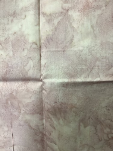 Batik Cotton Fabric - Light Pink/Cream Abstract, 23" x 43" - Picture 2 of 2