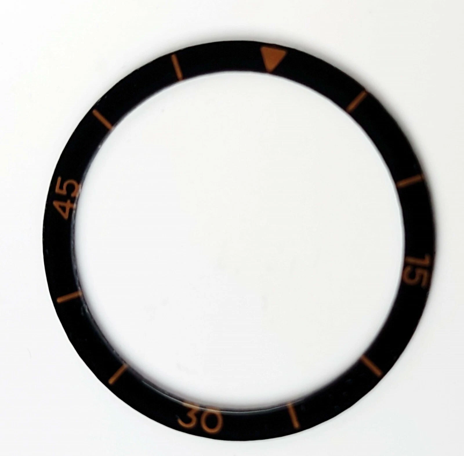 Blancpain — New bezel/plexi insert for Blancpain Fifty Fathoms "rust" "30" in place