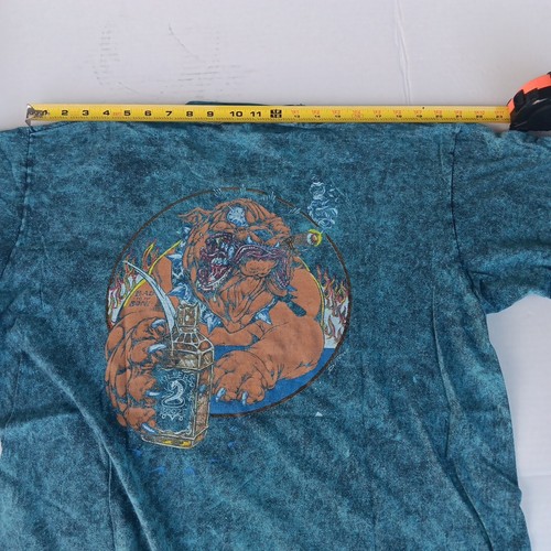 1993 90s Vintage George Thorogood & Destroyers Tour Shirt XL Single Stitch Green - Bild 21 von 22