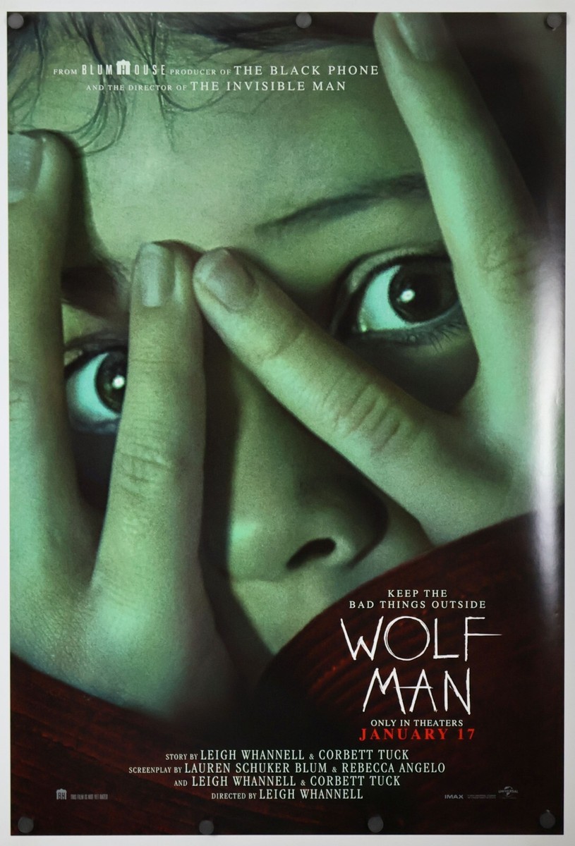 Wolf Man - original DS movie poster 27x40 D/S 2025 Advance