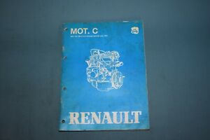 1984 85 Renault 1.4L Engine Le Car Encore Alliance Service Shop Repair