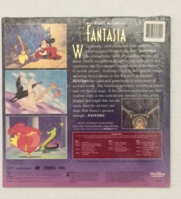 WALT DISNEY'S FANTASIA レーザーディスク Fantasia Walt Disney's Laserdisc Dolby Extended Play NEW