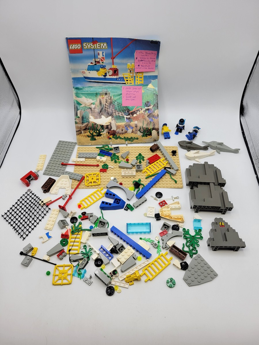 🌟 Lego 6558 Town Divers: Shark Cage Cove INCOMPLETE w