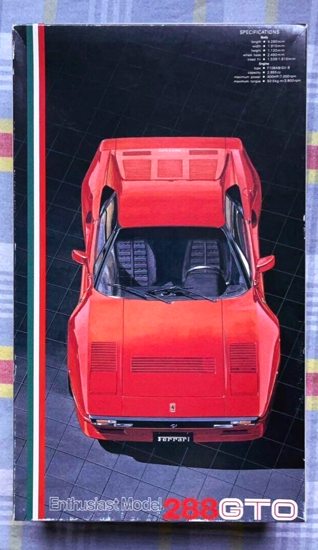 Fujimi Ferrari 288 GTO 1/24 Scale Enthusiast Model NO.16