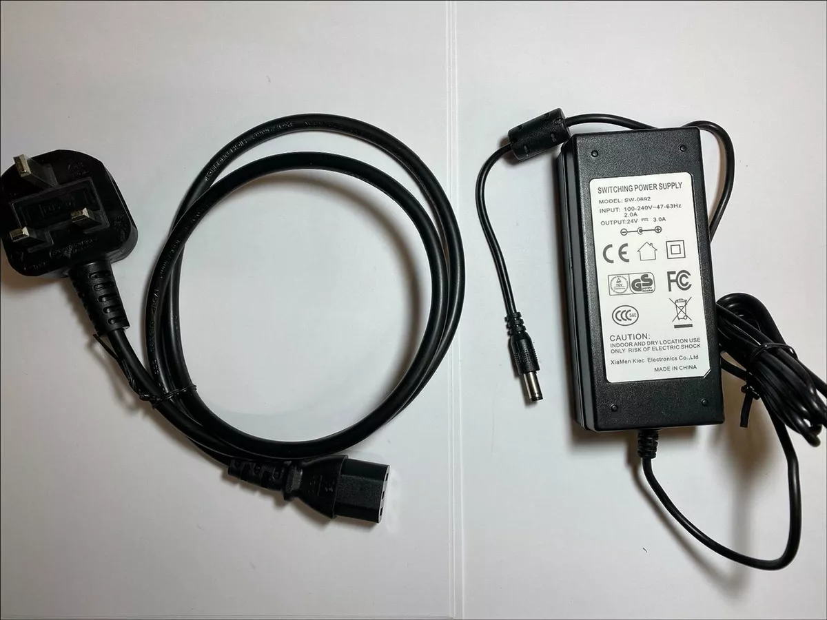 Replacement for 26V 2.3A AC DC Adaptor Power Supply 4 Tunturi E40 Exercise Bike