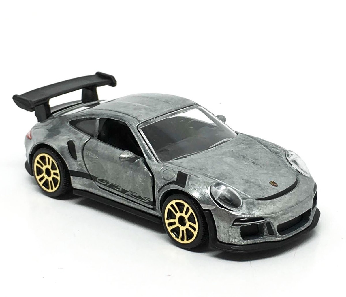 ★RIETI★ KYMA RT E6014 C3 DARK SILVER KYMARTE6014C3 Majorette Porsche 911 GT3 RS Silver Zamak 1:59 3