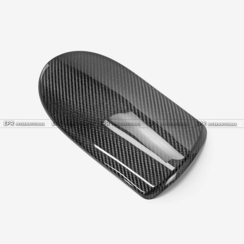 For Nissan Fairlady 370Z Z34 Dry Carbon Fiber Center storage armrest Stick Cover Foto 4 de 4
