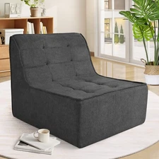 Bean Bag Sofa Chair Memory Foam Lazy Sofa with Zipper Anti-Slip Sponge Sofa Bed!