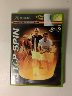 Top Spin 1 OG Original (Microsoft Xbox 2003) Tennis complete Tested & Works