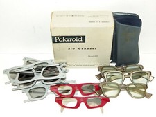12 Vintage Polaroid 3-D Stereo Glasses with Box