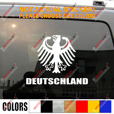 Bundeswehr Coat of Arms Germany German Bundesadler Eagle Car Decal Sticker