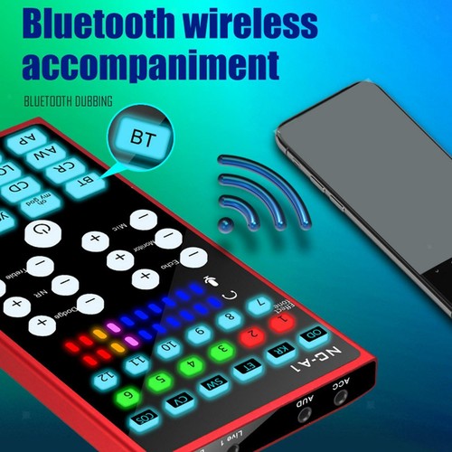 Professional Voice Changer External Voice Changer Live Sound Card for PC KTV - Afbeelding 8 van 8
