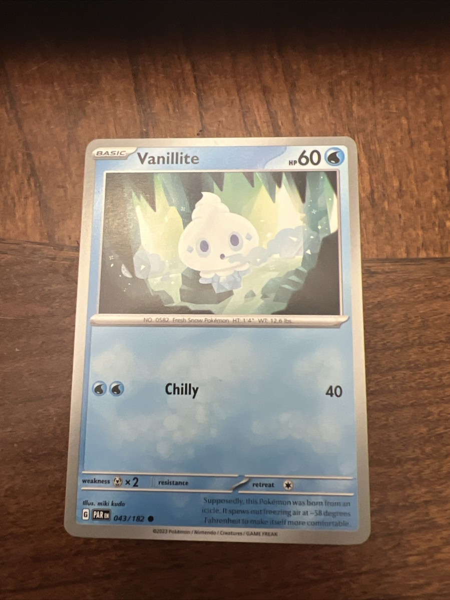 vanillite pokemon card value TCG - SM2K - 017/050 (C) 111/086 Pokemon TCG - s3 -