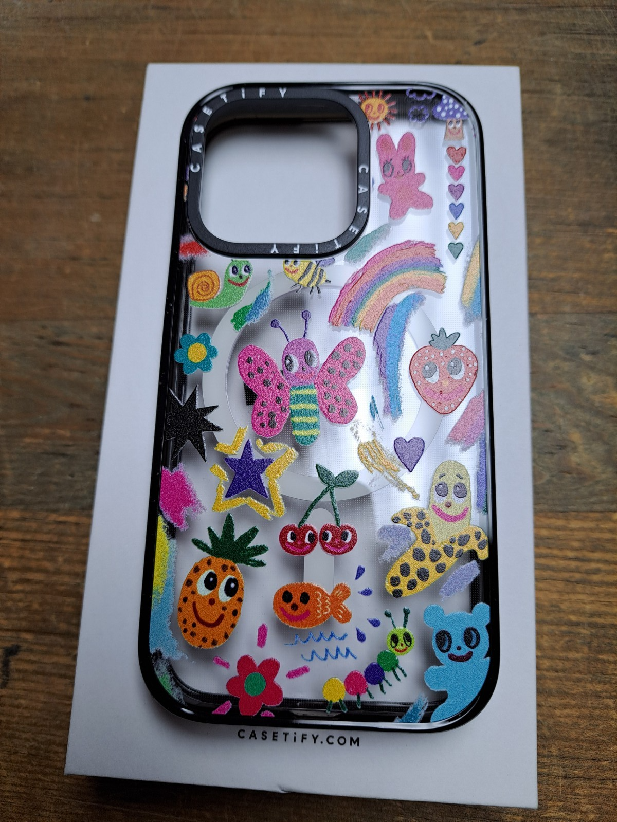 Casetify iPhone 15 Pro Impact Case with MagSafe in Good Vibes Design-image