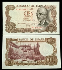 Spain 100 Pesetas 1970 Banknote World Paper Money UNC Collectors Bill   
