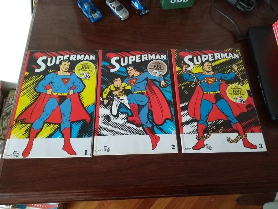 Superman Las Primeras 100 Historietas Completo 1-14 Clarin Argentina en Español - Image 3 of 4