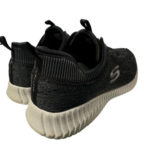 Skechers Elite Flex Hartnell Sneaker Herren 13 schwarz grau Memory Foam Wide Fit - Bild 15 von 15