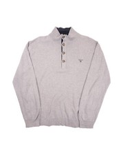 Gant Button Neck Classic Jumper Size XXL