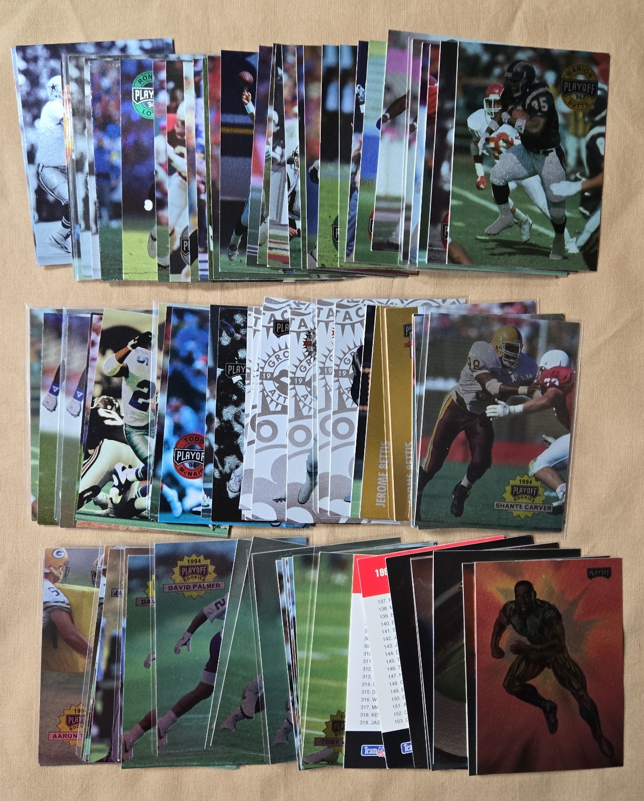 1994 Playoff Football - - - Pick A Card - - - Complete a Set