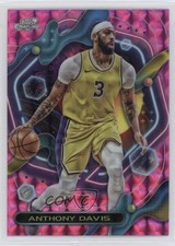 2023-24 Topps Cosmic Chrome Pink Galaxy Refractor Anthony Davis #198 w1s
