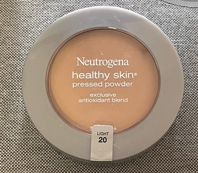 Neutrogena Healthy Skin Pressed Powder, Antioxidant Blend 20 Light, 0.34 oz