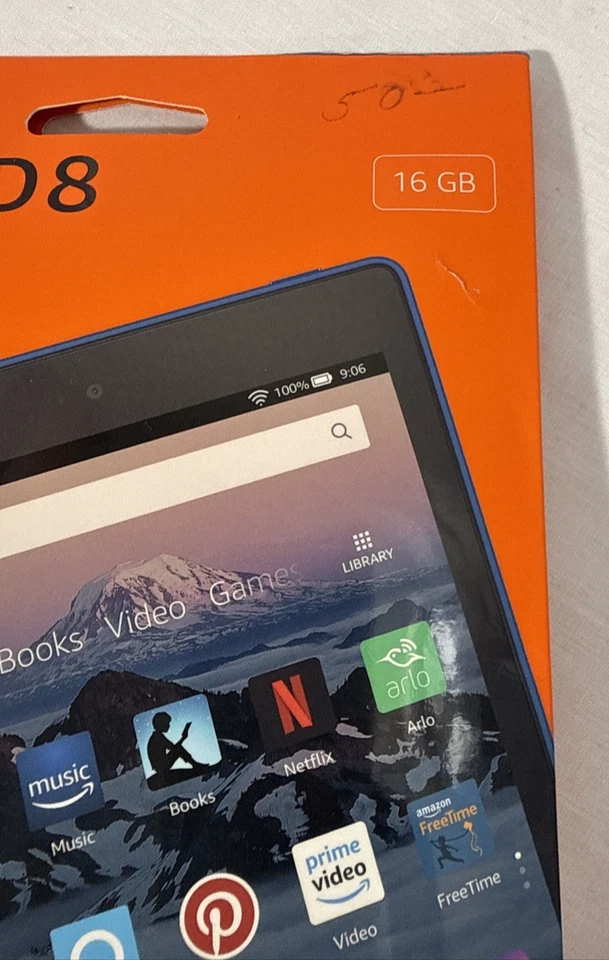 Amazon Fire HD 8 8th Gen 16GB Wi-Fi Tablet 8 Inch HD Display Blue W/ Alexa New - Image 2 of 4