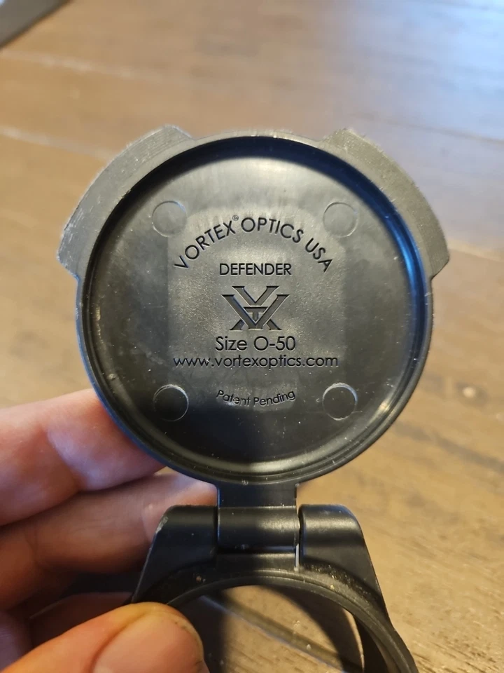 Vortex Optics DEFENDER Flip Cap Eye Piece or Lens Cover Rifle Scope - Image 3 of 3