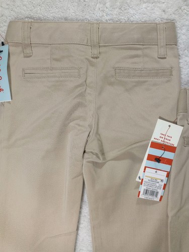 Lot of 2 Cat Jack School Uniform Pants Girl Sz 4 Beige Stretch Adjust NWT - Picture 19 of 19