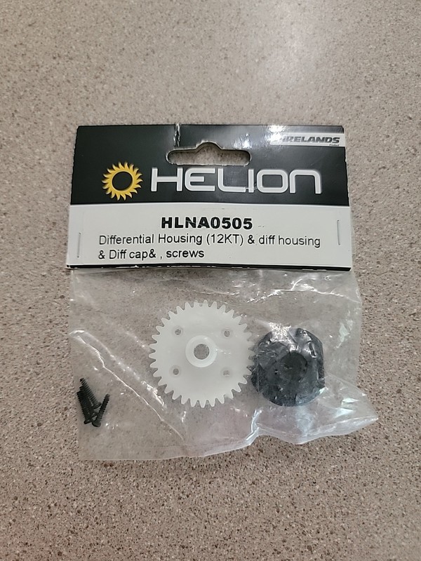 HLNA0505 Helion Differential Housing And Spur Gear For Impakt, Verdikt, Contakt