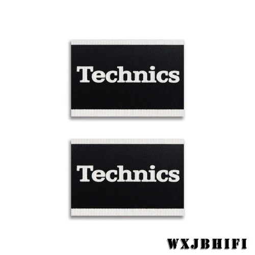 Technics Turntable For Dust Cover Aluminum Logo Badge 25mm(0.98")X17mm(0.67")